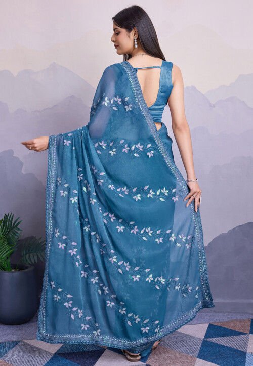 embroidered-chiffon-saree-in-blue-v1-spf12552_2